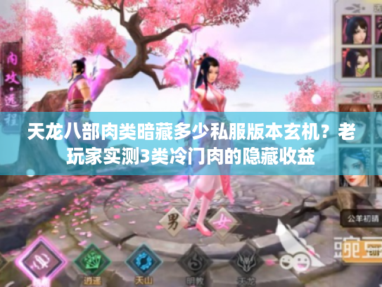 天龙八部肉类暗藏多少私服版本玄机?老玩家实测3类冷门肉的隐藏收益 天龙八部肉类暗藏多少私服版本玄机?老玩家实测3类冷门肉的隐藏收益