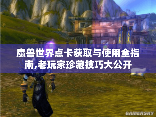 魔兽世界点卡获取与使用全指南,老玩家珍藏技巧大公开