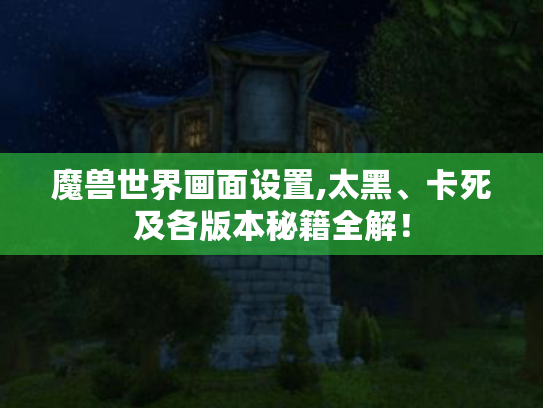 魔兽世界画面设置,太黑、卡死及各版本秘籍全解! 魔兽世界画面设置,太黑、卡死及各版本秘籍全解!