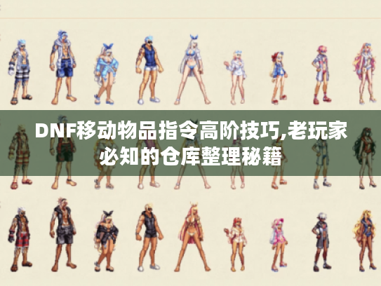 DNF移动物品指令高阶技巧,老玩家必知的仓库整理秘籍