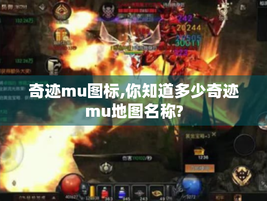 奇迹mu图标,你知道多少奇迹mu地图名称?