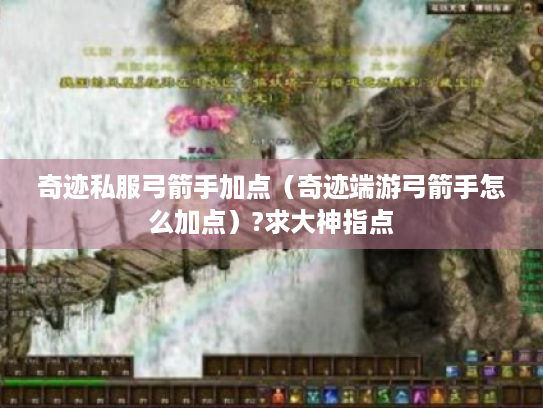 奇迹私服弓箭手加点（奇迹端游弓箭手怎么加点）?求大神指点