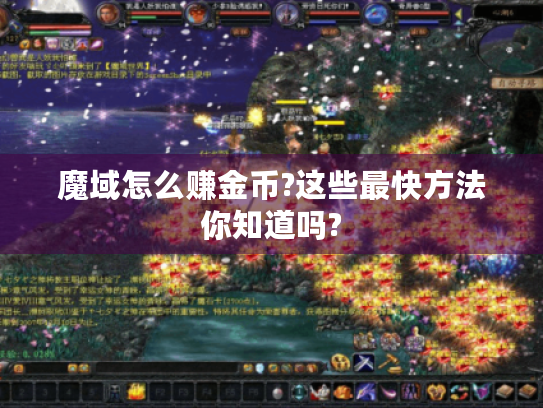 魔域怎么赚金币?这些最快方法你知道吗?