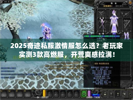 2025奇迹私服激情服怎么选？老玩家实测3款高燃服，开荒爽感拉满！