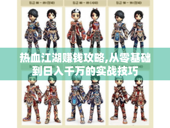 热血江湖赚钱攻略,从零基础到日入千万的实战技巧