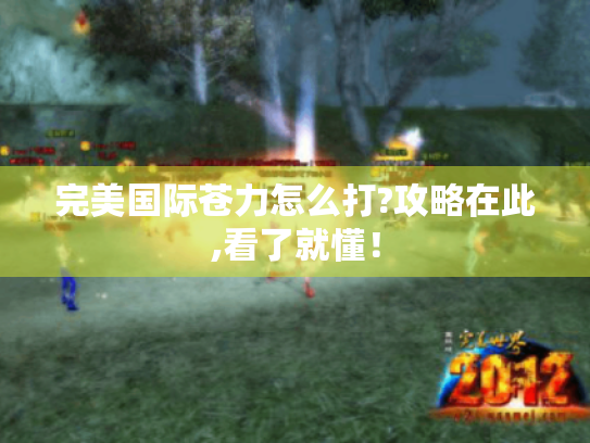 完美国际苍力怎么打?攻略在此,看了就懂！