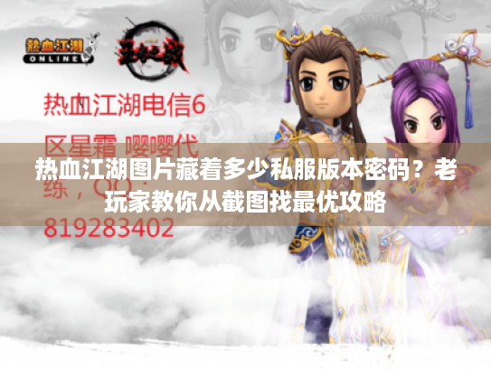 热血江湖图片藏着多少私服版本密码？老玩家教你从截图找最优攻略