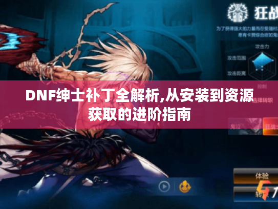DNF绅士补丁全解析,从安装到资源获取的进阶指南