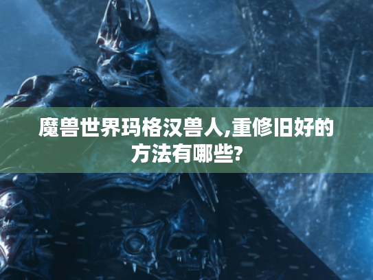魔兽世界玛格汉兽人,重修旧好的方法有哪些?