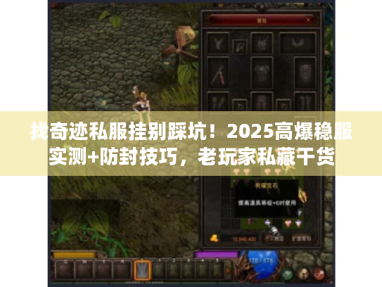 找奇迹私服挂别踩坑!2025高爆稳服实测+防封技巧,老玩家私藏干货 找奇迹私服挂别踩坑!2025高爆稳服实测+防封技巧,老玩家私藏干货