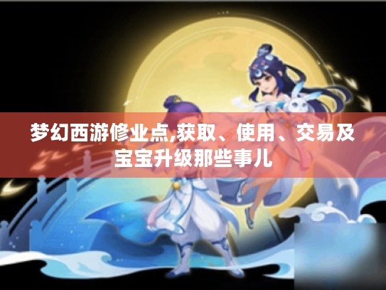 梦幻西游修业点,获取、使用、交易及宝宝升级那些事儿 梦幻西游修业点,获取、使用、交易及宝宝升级那些事儿