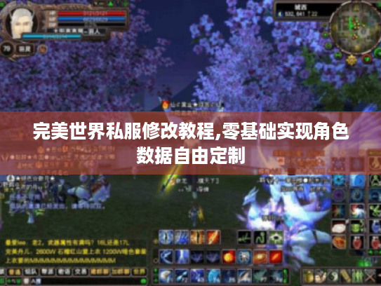 完美世界私服修改教程,零基础实现角色数据自由定制