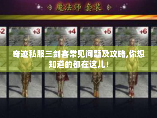 奇迹私服三剑客常见问题及攻略,你想知道的都在这儿！