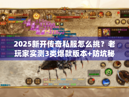 2025新开传奇私服怎么挑？老玩家实测3类爆款版本+防坑秘籍，手慢无！