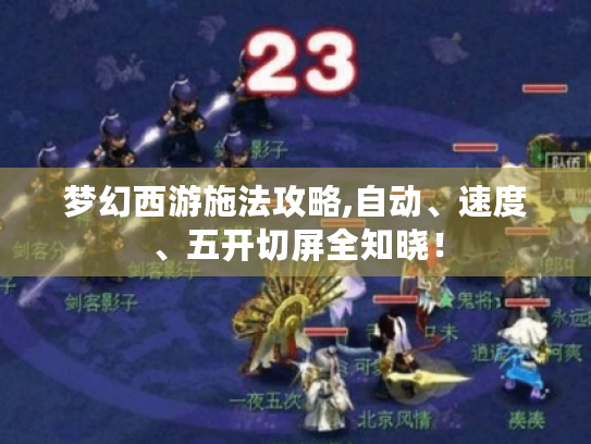 梦幻西游施法攻略,自动、速度、五开切屏全知晓! 梦幻西游施法攻略,自动、速度、五开切屏全知晓!