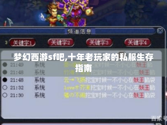 梦幻西游sf吧,十年老玩家的私服生存指南