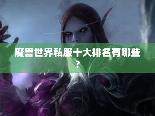 魔兽世界私服十大排名有哪些?