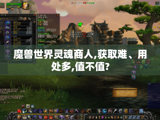 魔兽世界灵魂商人,获取难、用处多,值不值?
