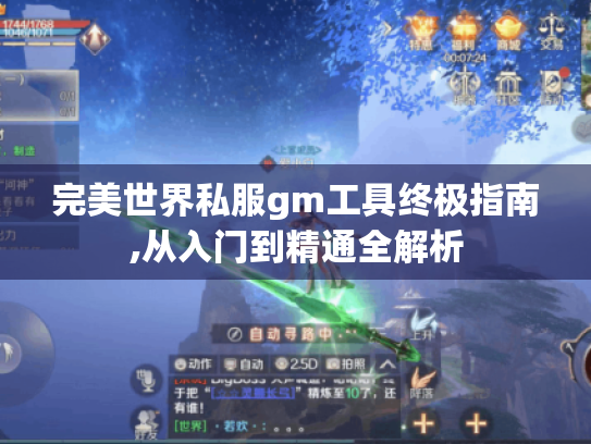 完美世界私服gm工具终极指南,从入门到精通全解析
