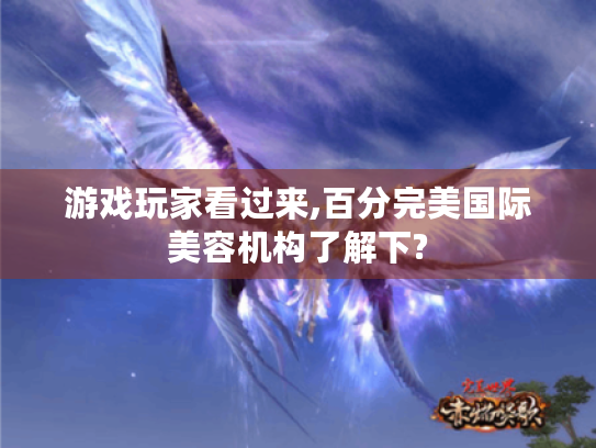 游戏玩家看过来,百分完美国际美容机构了解下?