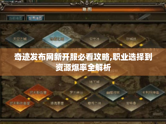 奇迹发布网新开服必看攻略,职业选择到资源爆率全解析