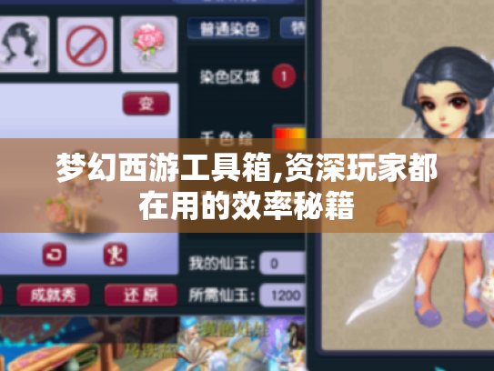 梦幻西游工具箱,资深玩家都在用的效率秘籍
