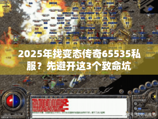 2025年找变态传奇65535私服?先避开这3个致命坑 2025年找变态传奇65535私服?先避开这3个致命坑