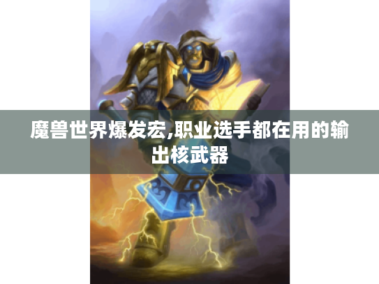 魔兽世界爆发宏,职业选手都在用的输出核武器