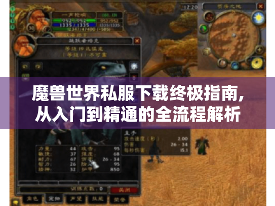 魔兽世界私服下载终极指南,从入门到精通的全流程解析