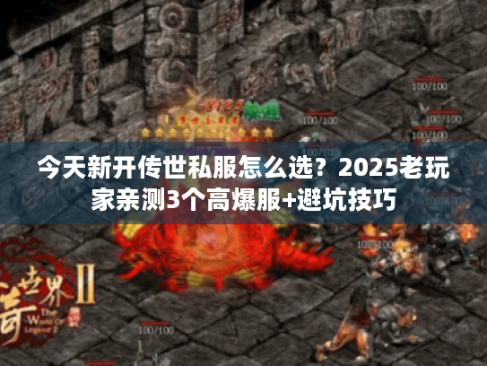 今天新开传世私服怎么选？2025老玩家亲测3个高爆服+避坑技巧