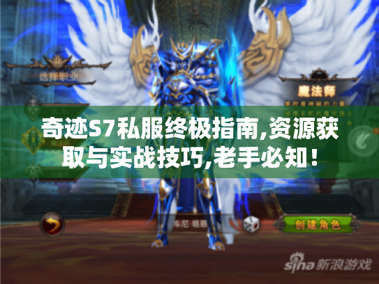 奇迹S7私服终极指南,资源获取与实战技巧,老手必知！
