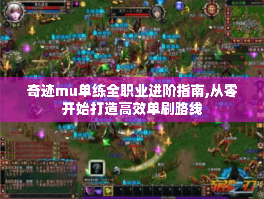 奇迹mu单练全职业进阶指南,从零开始打造高效单刷路线 奇迹mu单练全职业进阶指南,从零开始打造高效单刷路线