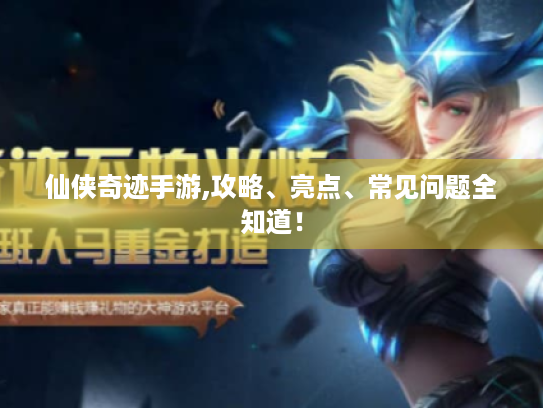 仙侠奇迹手游,攻略、亮点、常见问题全知道！