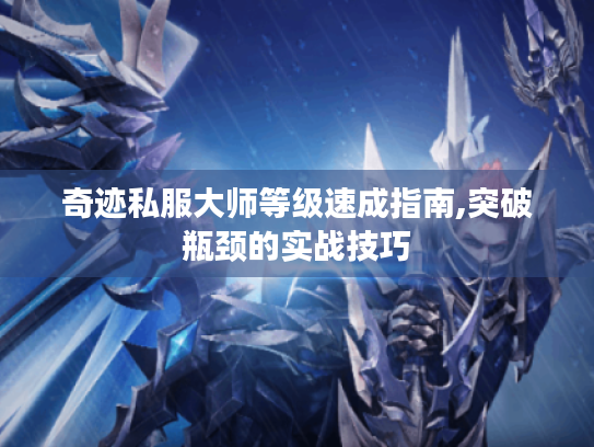 奇迹私服大师等级速成指南,突破瓶颈的实战技巧