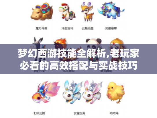 梦幻西游技能全解析,老玩家必看的高效搭配与实战技巧