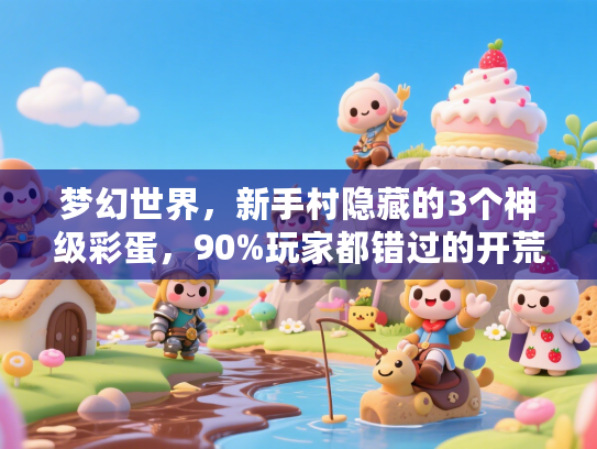 梦幻世界，新手村隐藏的3个神级彩蛋，90%玩家都错过的开荒快车道？