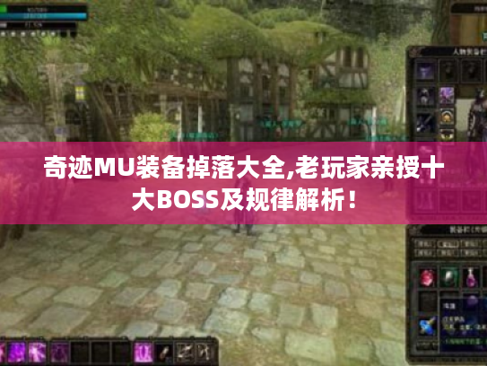 奇迹MU装备掉落大全,老玩家亲授十大BOSS及规律解析! 奇迹MU装备掉落大全,老玩家亲授十大BOSS及规律解析!