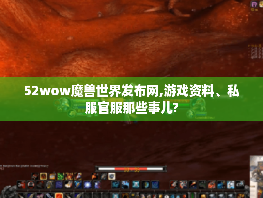 52wow魔兽世界发布网,游戏资料、私服官服那些事儿?