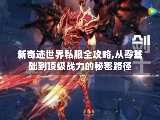 新奇迹世界私服全攻略,从零基础到顶级战力的秘密路径
