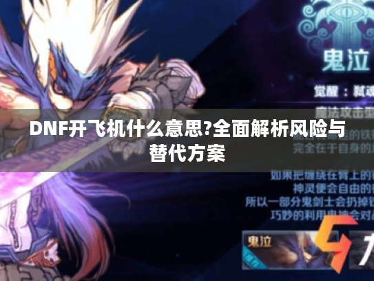 DNF开飞机什么意思?全面解析风险与替代方案 DNF开飞机什么意思?全面解析风险与替代方案
