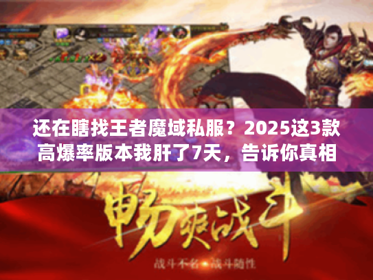 还在瞎找王者魔域私服？2025这3款高爆率版本我肝了7天，告诉你真相