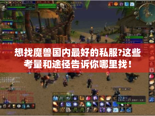 想找魔兽国内最好的私服?这些考量和途径告诉你哪里找！