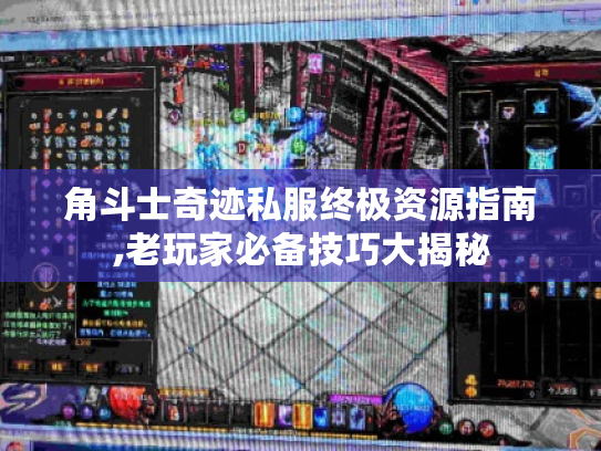 角斗士奇迹私服终极资源指南,老玩家必备技巧大揭秘