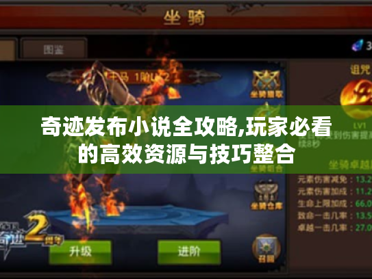 奇迹发布小说全攻略,玩家必看的高效资源与技巧整合 奇迹发布小说全攻略,玩家必看的高效资源与技巧整合