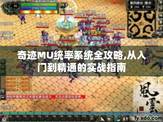 奇迹MU统率系统全攻略,从入门到精通的实战指南