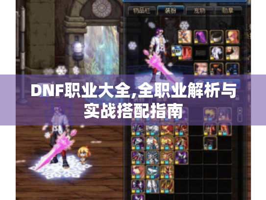 DNF职业大全,全职业解析与实战搭配指南