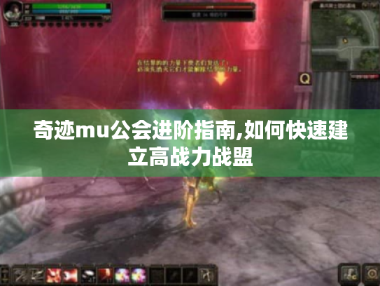 奇迹mu公会进阶指南,如何快速建立高战力战盟