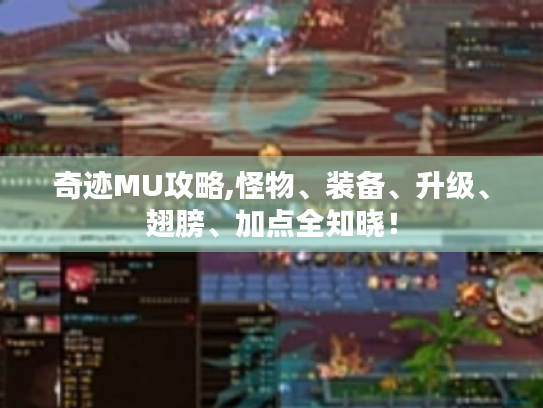 奇迹MU攻略,怪物、装备、升级、翅膀、加点全知晓！