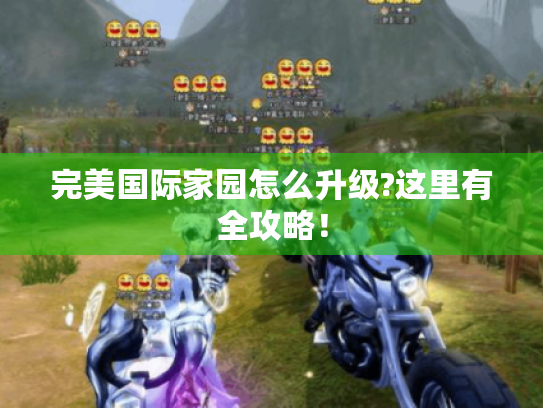 完美国际家园怎么升级?这里有全攻略！
