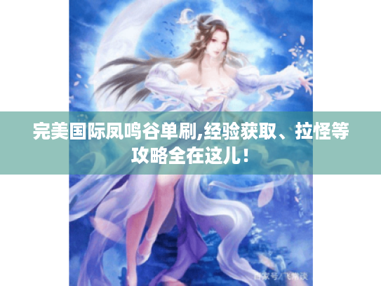 完美国际凤鸣谷单刷,经验获取、拉怪等攻略全在这儿！